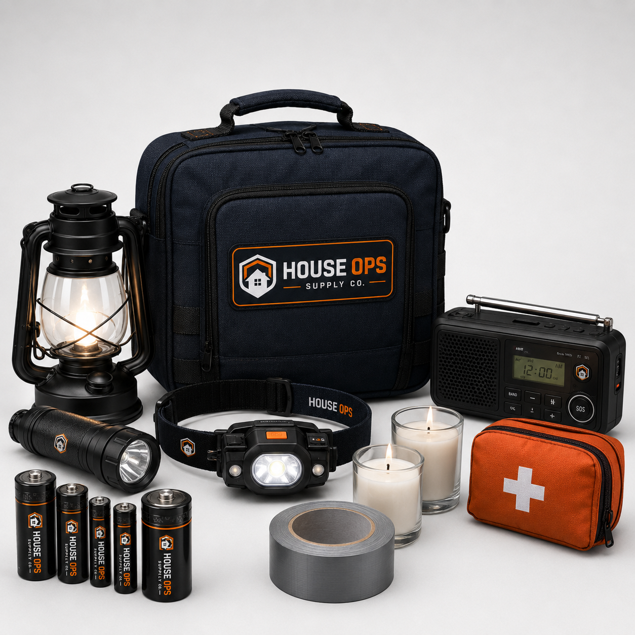 House Ops Supply Co. Essential Home Kit with updated bag branding