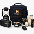 HouseOps Blackout Kit with lantern, emergency radio, headlamp, batteries and backup power